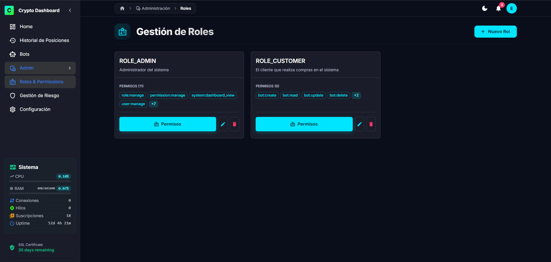 El Sistema en Detalle — captura 3