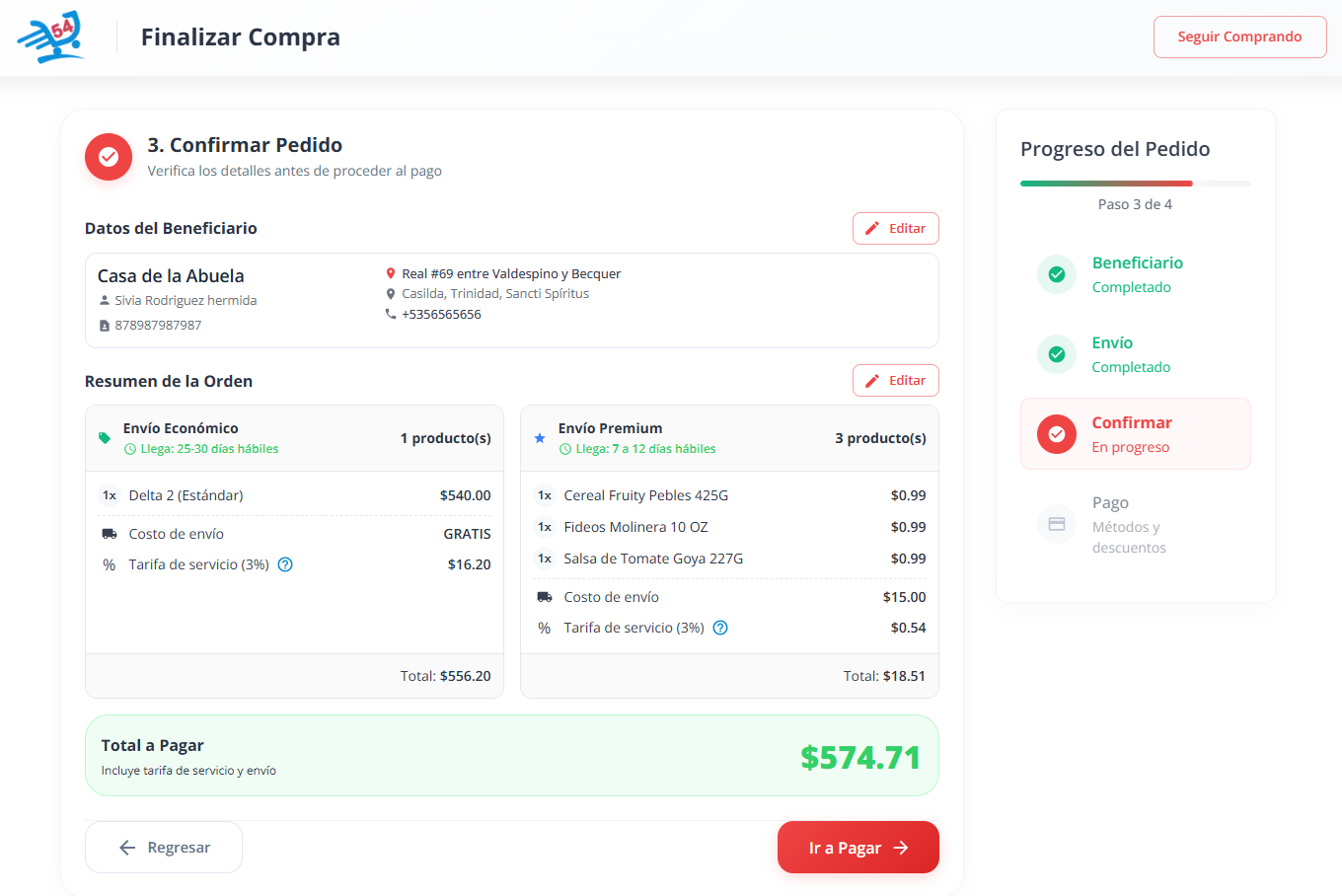 El Proyecto en Detalle — captura 2